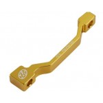 REVERSE Adaptér přední/zadní brzdy PM-PM 180 mm zlatá (AVID)