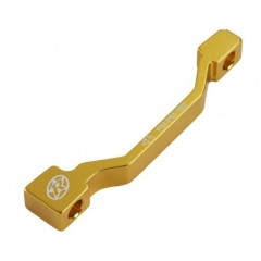 REVERSE Adaptér přední/zadní brzdy PM-PM 180 mm zlatá (AVID)