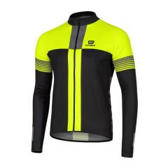 ETAPE pánský dres COMFORT, černá/žlutá fluo