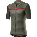 CASTELLI pánský dres Unlimited, forest gray/red