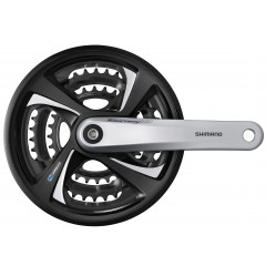 SHIMANO KLIKY TOURNEY FC-TY801 42/32/22 STŘÍBRNÉ