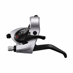 SHIMANO ŘAZENÍ ST-TX800/3 LEVÉ V-BRAKE STŘÍBRNÉ