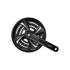 SHIMANO KLIKY TOURNEY FC-TY801 48/38/28 ČERNÉ 175mm