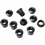 SRAM CHAINRING BOLT KIT 5X2 M8.5X7 / M8.5X5 STEEL BLACK, HIDDEN BOLT INCLUDING SPACER QTY 5