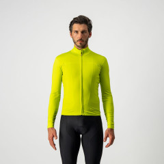 CASTELLI pánský dres Pro Thermal Mid LS, chartreuse