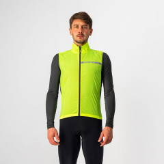 CASTELLI pánská vesta Squadra Stretch, yellow fluo/dark gray