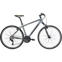 MAXBIKE cross 28" Aras C400 18" černý mat-šedá