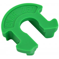 ROCKSHOX REAR SHOCK VOLUME REDUCER KIT - GNAR DOG 2.5T/15MM, GREEN (INCLUDES GNAR DOG TOKEN EQUAL T