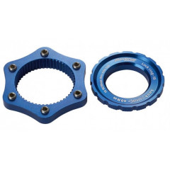 REVERSE Adaptér kotouče diskové brzdy centerlock/6-otv. Blue